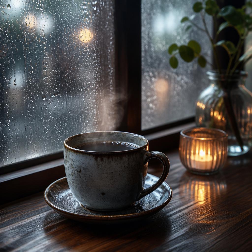 雨の日の特別な一杯、あなたのために用意しました。